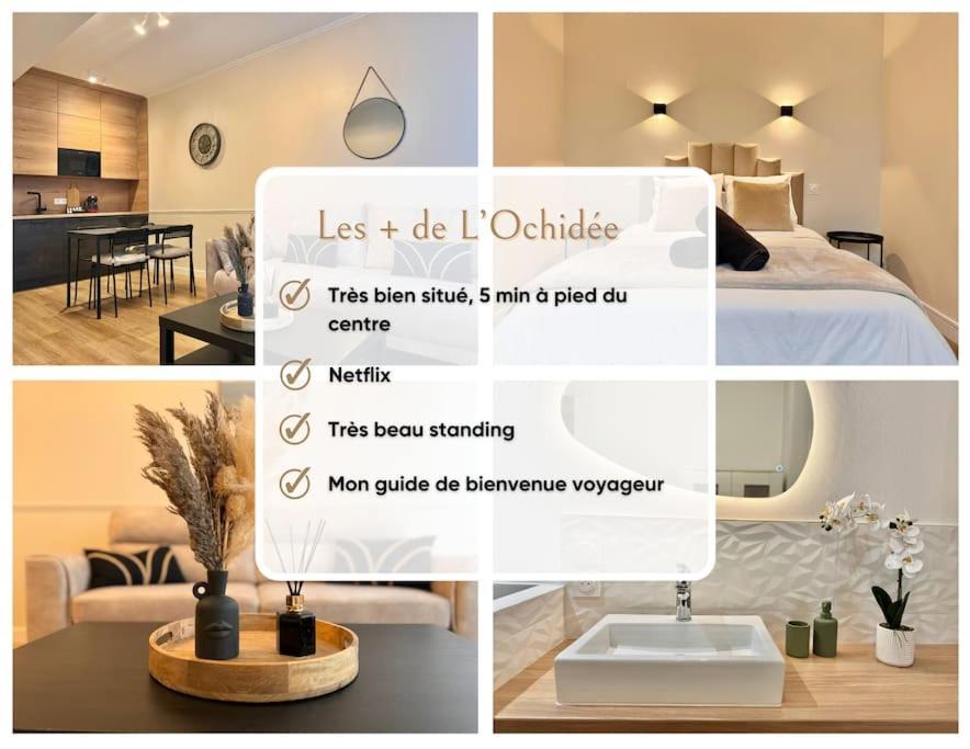 Апартаменты L'Orchidee - Netflix - Wi-Fi - Proche Centre Труа Экстерьер фото